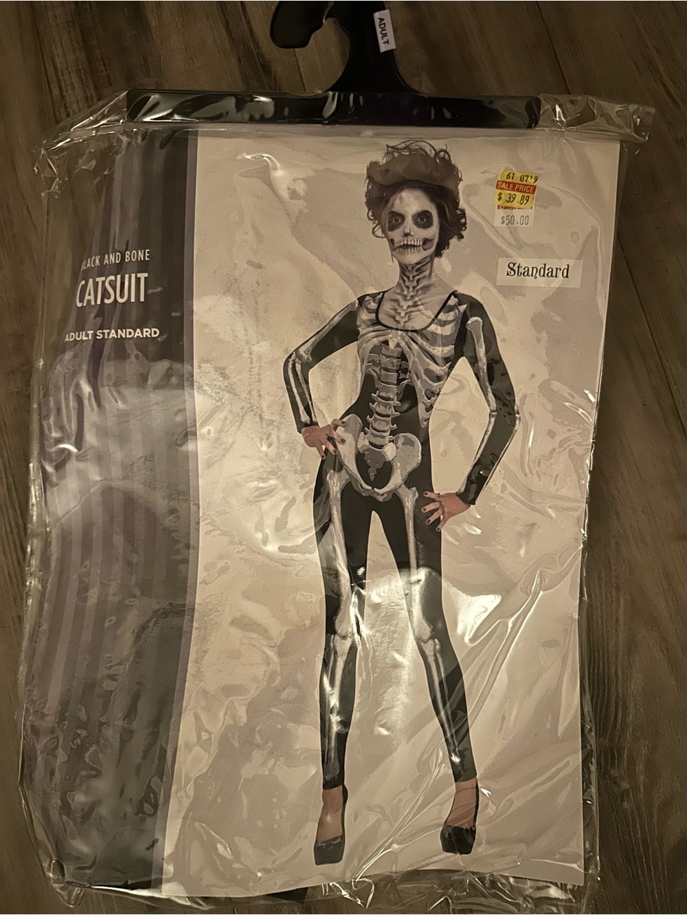 Skeleton Catsuit - Woman’s Size medium
